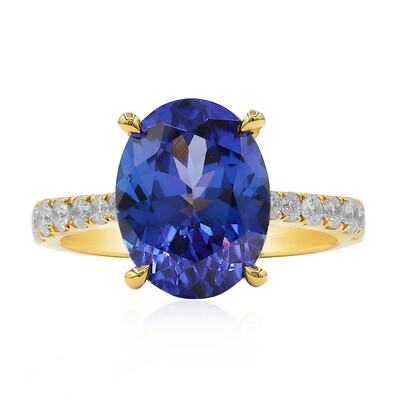 18K AAA Tanzanite Gold Ring (CIRARI)