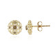 9K I2 Champagne Diamond Gold Earrings (Ornaments by de Melo)