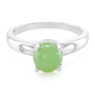 Imperial Chrysoprase Silver Ring