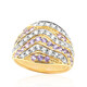 9K Unheated Ceylon Purple Sapphire Gold Ring