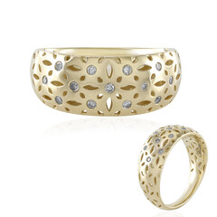 9K I2 (I) Diamond Gold Ring (Ornaments by de Melo)