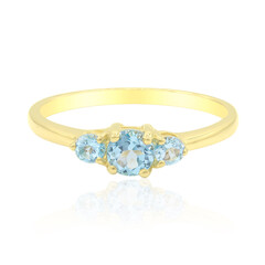 Swiss Blue Topaz Silver Ring