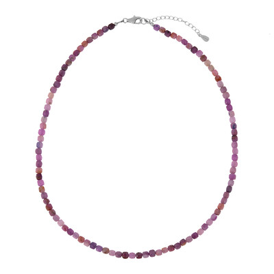 Ruby Silver Necklace