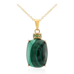 Malachite Silver Necklace