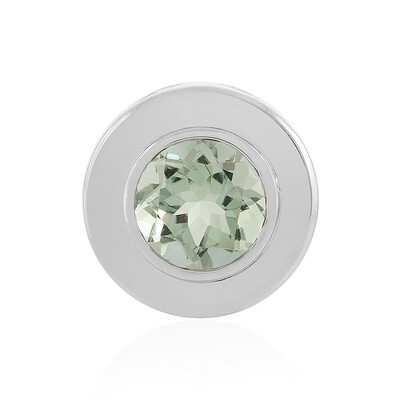 Green Amethyst Silver Pendant (MONOSONO COLLECTION)