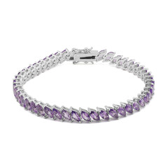 Amethyst Silver Bracelet