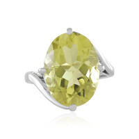 Ouro Verde Quartz Silver Ring