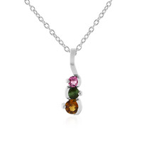 Brazilian Yellow Tourmaline Silver Necklace