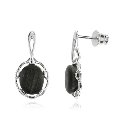 Black Oak Silver Earrings (dagen)