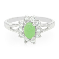 Imperial Chrysoprase Silver Ring