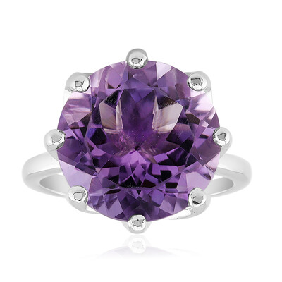 Bolivian Amethyst Silver Ring