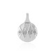 I4 (J) Diamond Silver Pendant