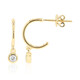 9K SI1 (G) Diamond Gold Earrings (Annette)