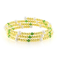 Russian Diopside Steel Bangle (Riya)