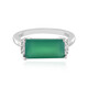 Green Onyx Silver Ring