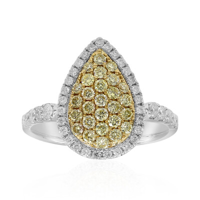 14K SI2 Yellow Diamond Gold Ring (CIRARI)