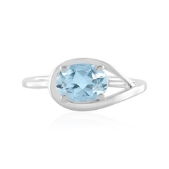 Sky Blue Topaz Silver Ring