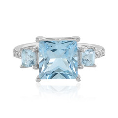 Sky Blue Topaz Silver Ring