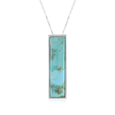 Kingman Blue Mojave Turquoise Silver Necklace (Faszination Türkis)