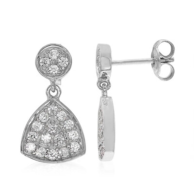 Zircon Silver Earrings