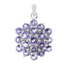 Tanzanite Silver Pendant