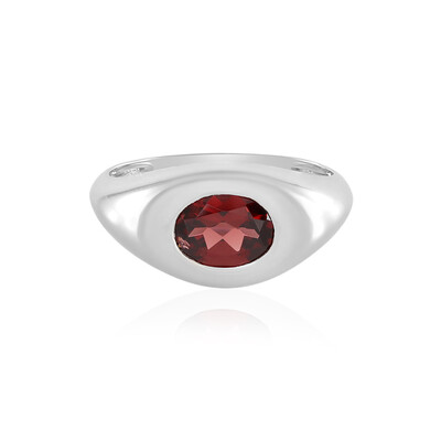 Mozambique Garnet Silver Ring