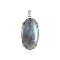 Labradorite Silver Pendant