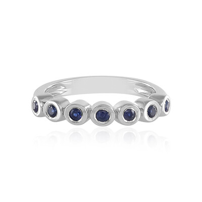 Blue Sapphire Silver Ring