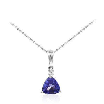 10K AAA Tanzanite Gold Necklace