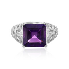 Zambian Amethyst Silver Ring