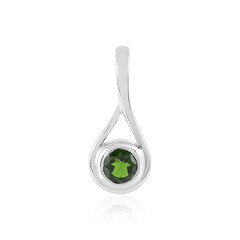 Russian Diopside Silver Pendant