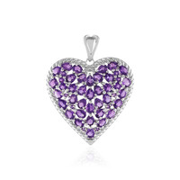 Amethyst Silver Pendant