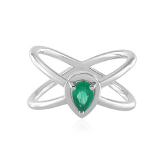 Green Onyx Silver Ring