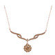 18K VS1 Argyle Rose De France Diamond Gold Necklace (Annette)