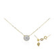 18K IF (D) Diamond Gold Necklace (Annette)