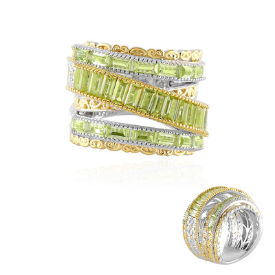 Peridot Silver Ring (Gems en Vogue)