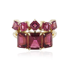 9K Nigerian Pink Tourmaline Gold Ring (Adela Gold)