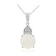 Welo Opal Silver Necklace