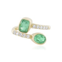 9K Ethiopian Emerald Gold Ring (Adela Gold)