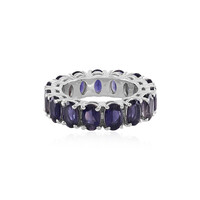 Iolite Silver Ring