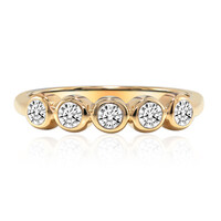 9K SI1 (G) Diamond Gold Ring