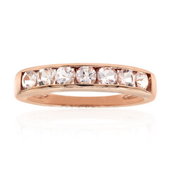 9K Unheated Pink Beryl Gold Ring