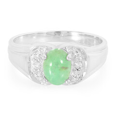 Imperial Chrysoprase Silver Ring