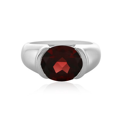 Mozambique Garnet Silver Ring