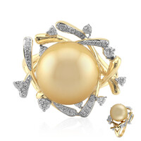 18K Kabira Golden South Sea Pearl Gold Ring (TPC)