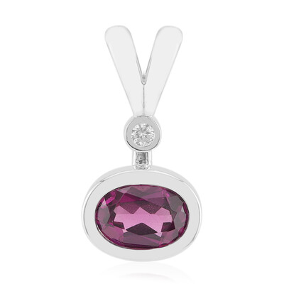 Roshoite Garnet Silver Pendant (Pallanova)