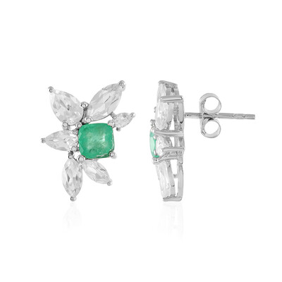 Zircon Silver Earrings