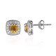 Citrine Silver Earrings