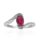 Bemainty Ruby Silver Ring