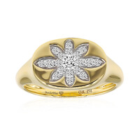 9K SI1 (G) Diamond Gold Ring